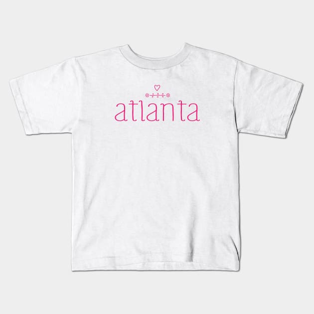 Simple Atlanta Kids T-Shirt by designspeak